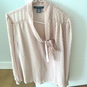 Suzy swiss dot blouse